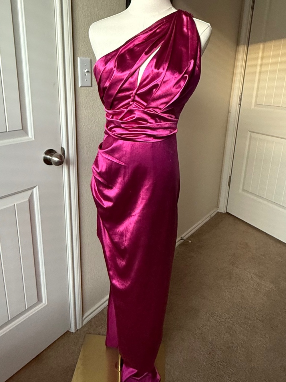 Pink maxi dress